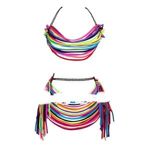 Colorful Strappy Two-Piece Set